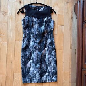 Elegant Black and White Women's Dress